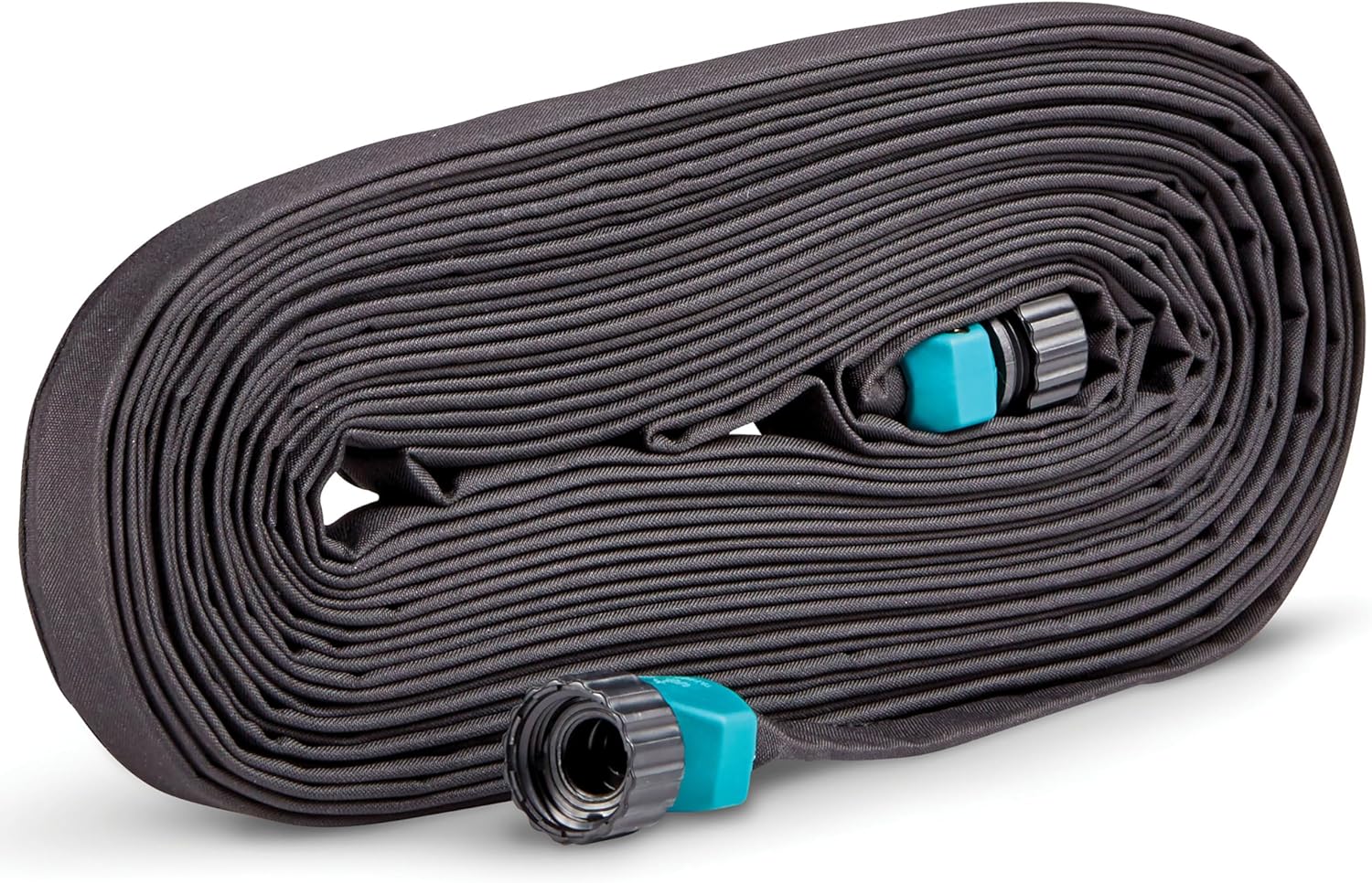 Gilmour 25' Black Flat Weeper Soaker Hose for Garden Beds, Drip Irrigation Outdoor Hose, Flexible Garden Hose for Vegetable Gardens, Flower Beds