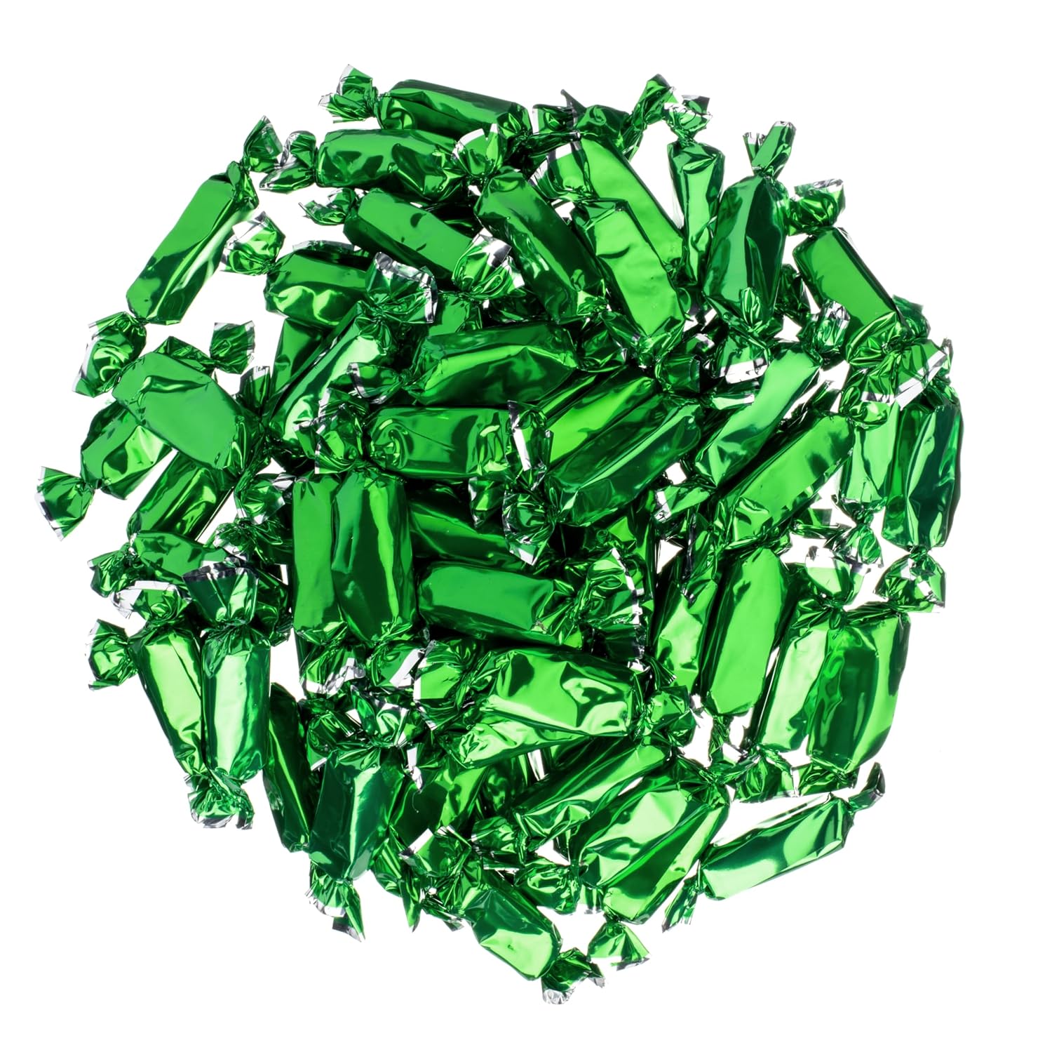 Candy Envy - Individually Wrapped Caramels - Green Wrapper - 2 Pound Bulk Green Candy