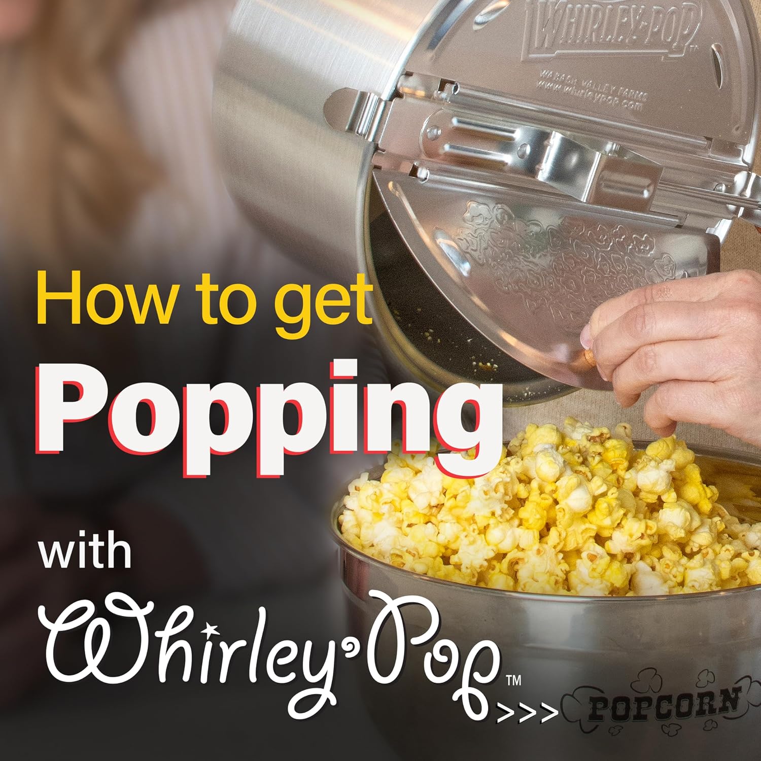 Wabash Valley Farms Popcorn Kernel Jars — Extra Large 28 oz — White Popping Corn in “Love” Design — Gourmet Movie Theater Style Popcorn — Unique Gift for Couples or Families
