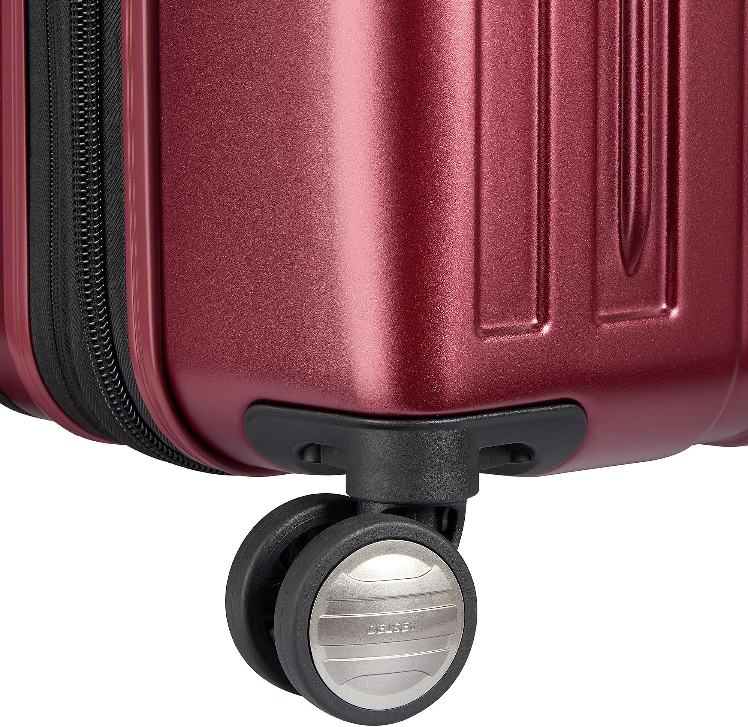 DELSEY PARIS Titanium Hardside Expandable Luggage with Spinner Wheels Carry-On Luggage, Graphite, Carry-On 19 Inch