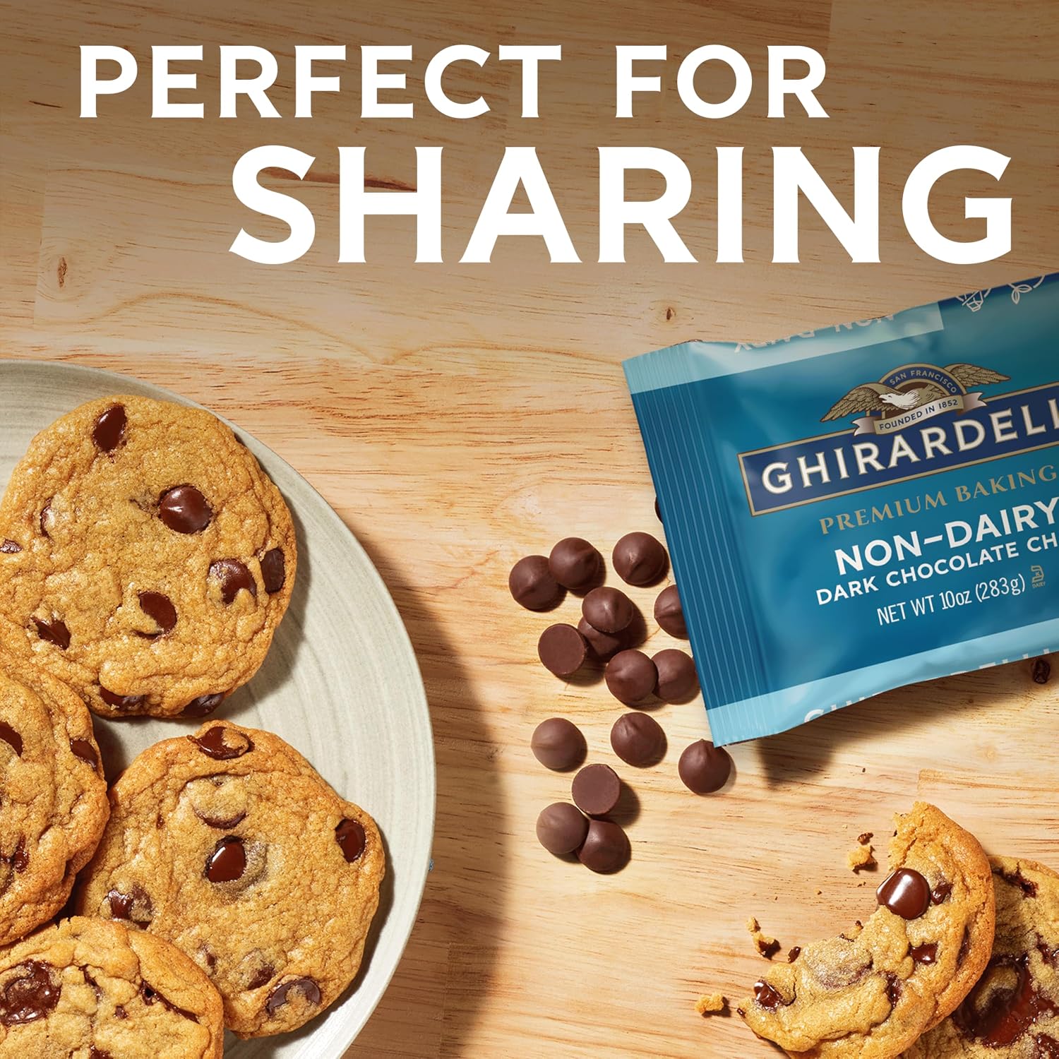 Ghirardelli, Baking Chips Semi Sweet, 12 Ounce