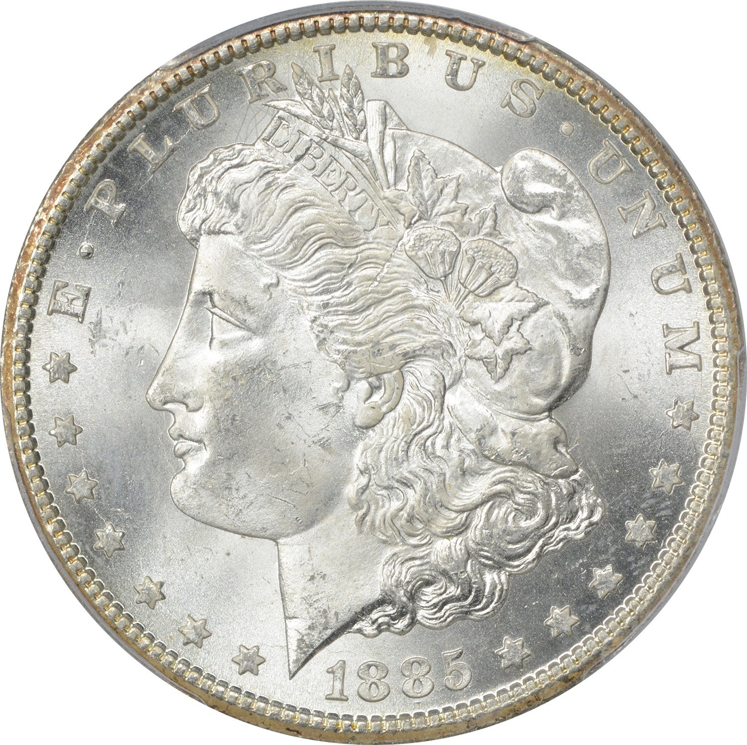 1885 CC Morgan Dollar PCGS MS64