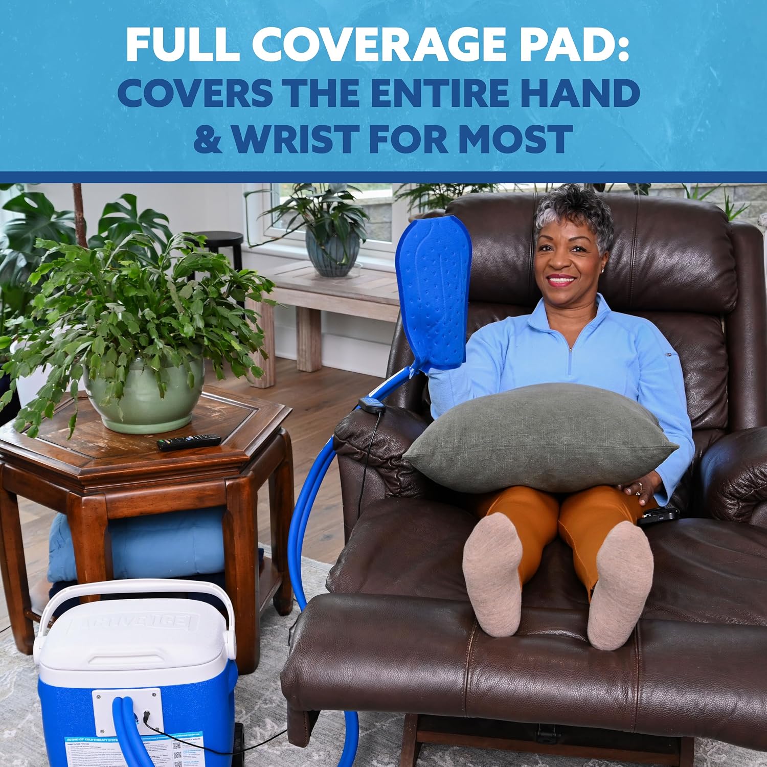 Polar Active Ice 3.0 Cold Therapy Ice Machine System w Programmable Timer, Shoulder Pad & Compression Wrap for Targeted Coverage