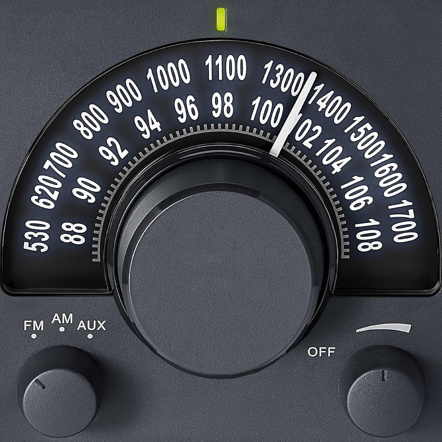 AM/FM Table Top Wooden Radio (Black)