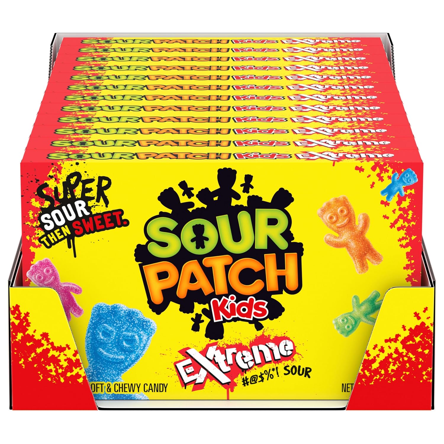 SOUR PATCH KIDS & SWEDISH FISH Soft & Chewy Gummy Candy Variety Pack, 15 ct