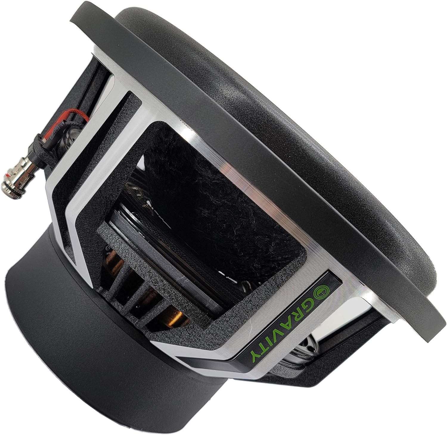 Gravity Car Vehicle Subwoofer Audio Speaker - 15 Inch Competition Grade Pressed Paper Cone, 2 Ohm DVC, Advanced Air Flow