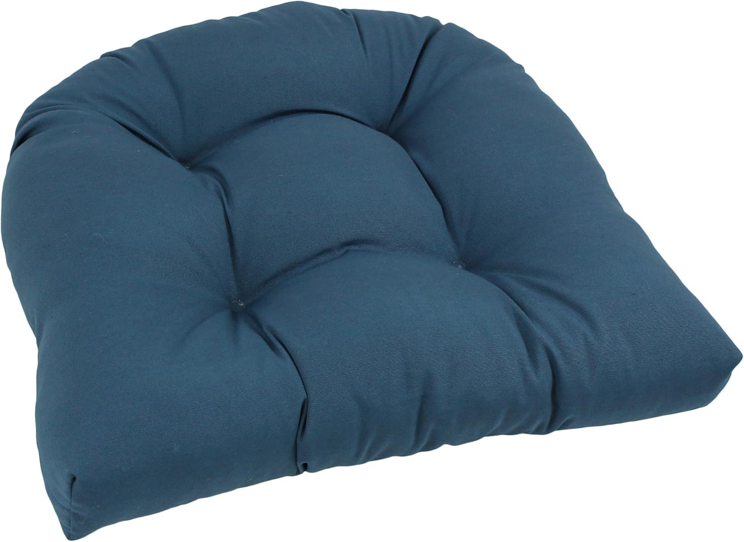 Blazing Needles Twill Rounded Back Chair Cushion,Sage, 19" x 19" 1 Count
