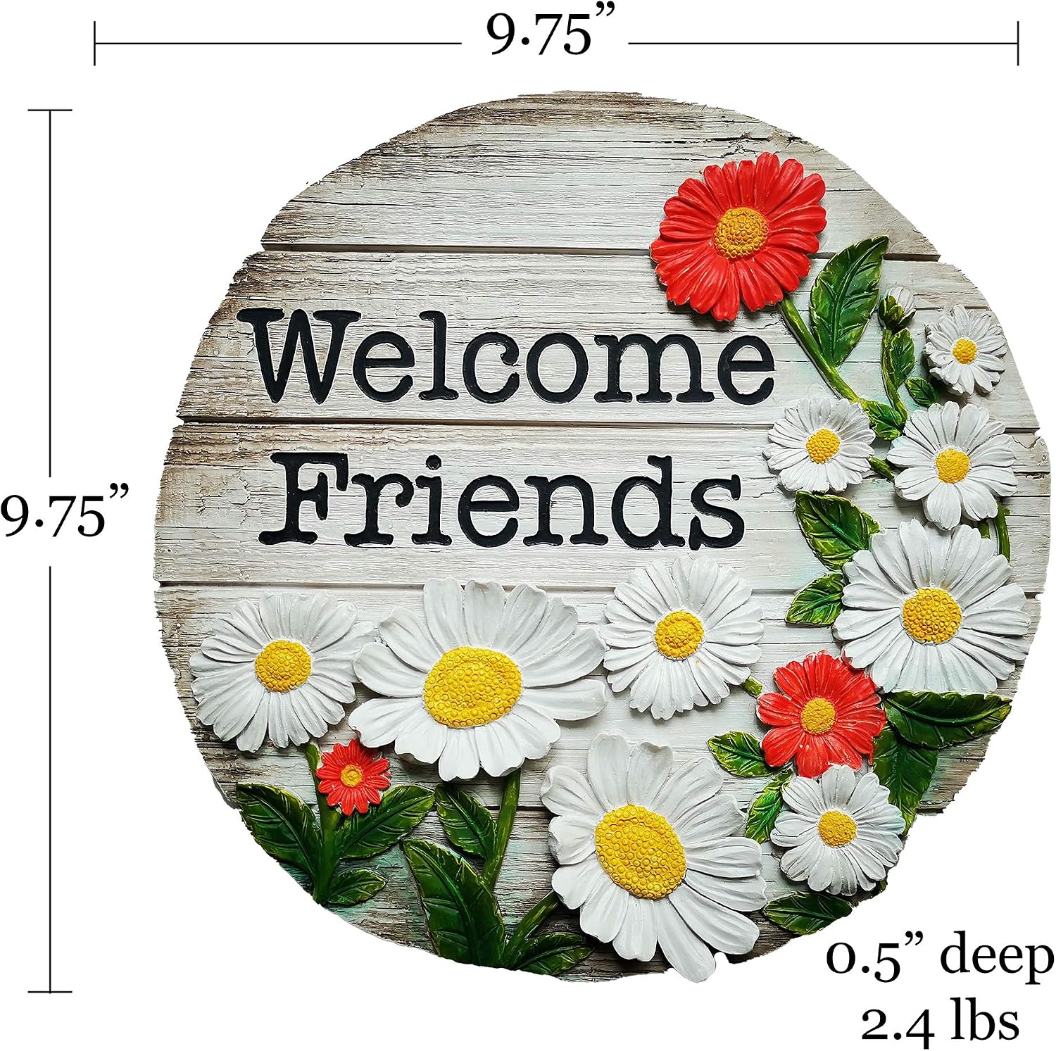 Spoontiques - Garden Décor - Nut House Stepping Stone - Decorative Stone for Garden