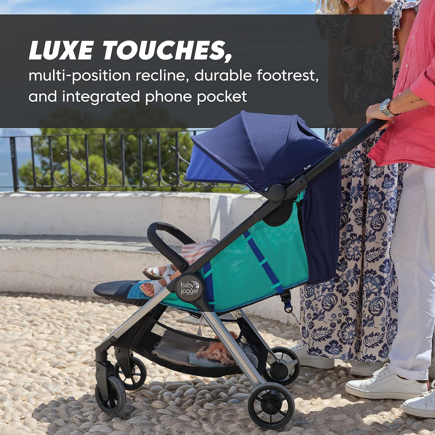 Baby Jogger® City Tour 2 Carry-On Approved Travel Stroller, Ultra-Compact Baby Stroller, Lightweight, Easy Fold, Baby Travel Essential, Pitch Black