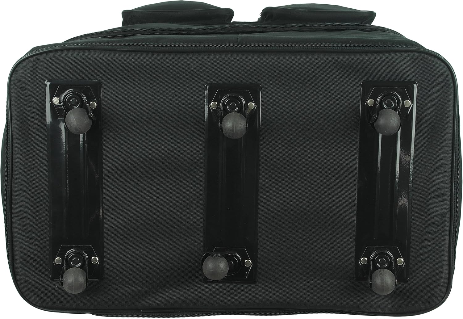40" Rolling 3 Tiers Expandable Wheeled Duffle Bag / Lightweight Spinner Suitcase Luggage (24" x 16" x 40")