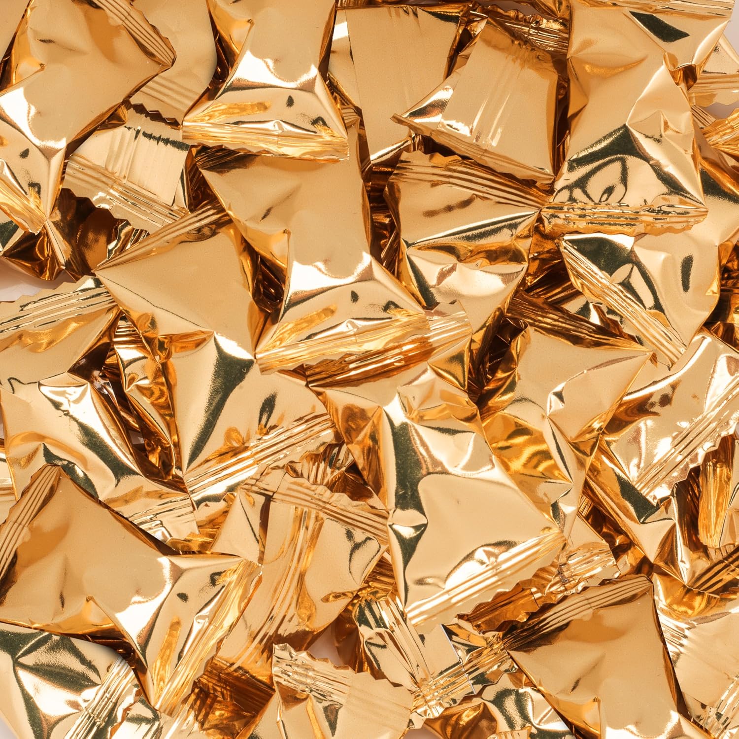 Candy Envy - Gold Foil Wrapped Buttermints - 13 oz. Bag - 100 Individually Wrapped Candy Mints