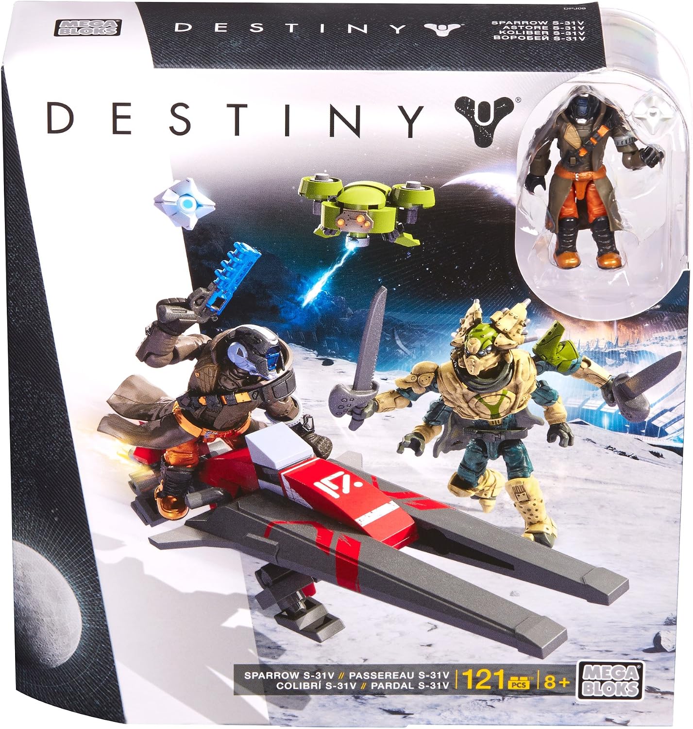 Mega Construx Destiny Sparrow S-10V Building Kit