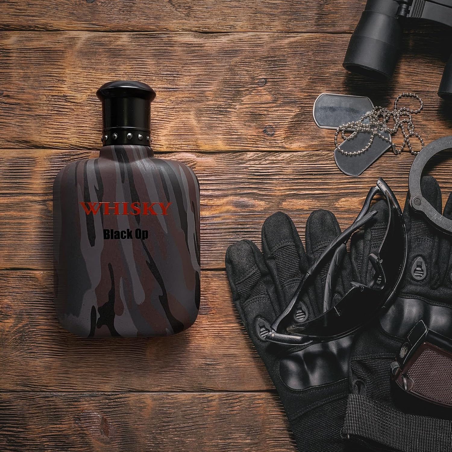 WHISKY BLACK OP Eau de Toilette for Men – Bold and Mysterious Scent with Apple