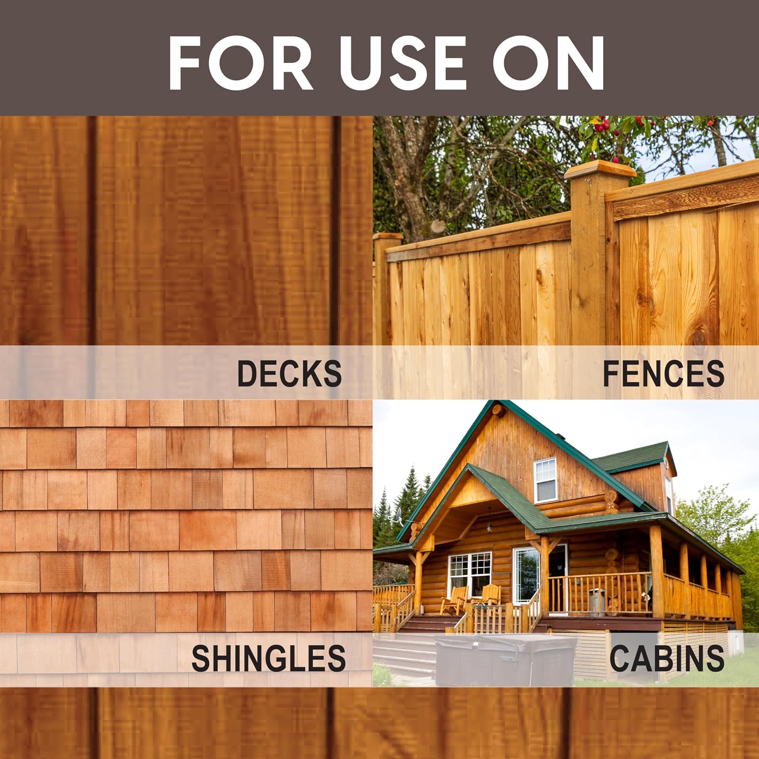 Ready Seal 7966104 5 gal Pail Exterior Wood Stain & Sealer, Light Oak