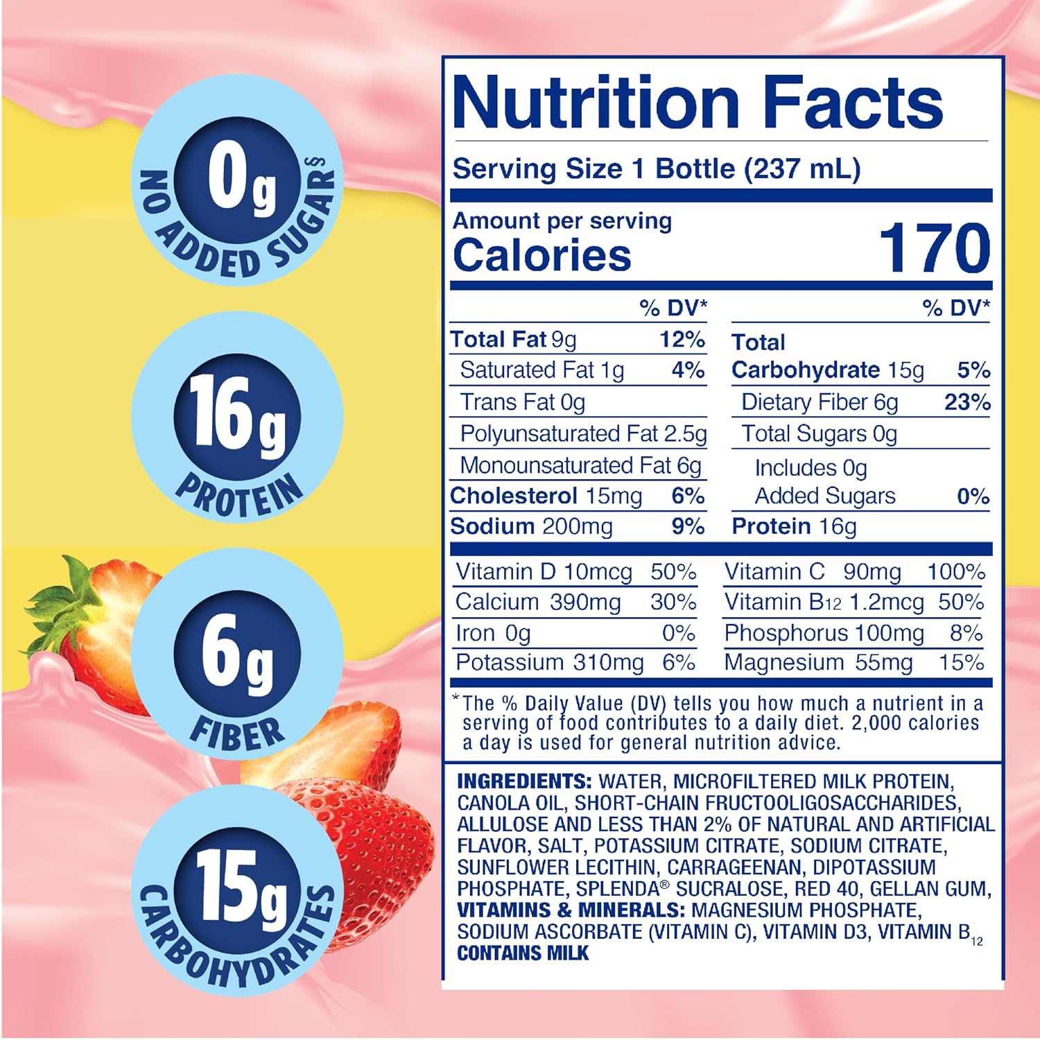 SPLENDA Diabetes Nutrition Shakes, Milk Chocolate, 8 Fl Oz