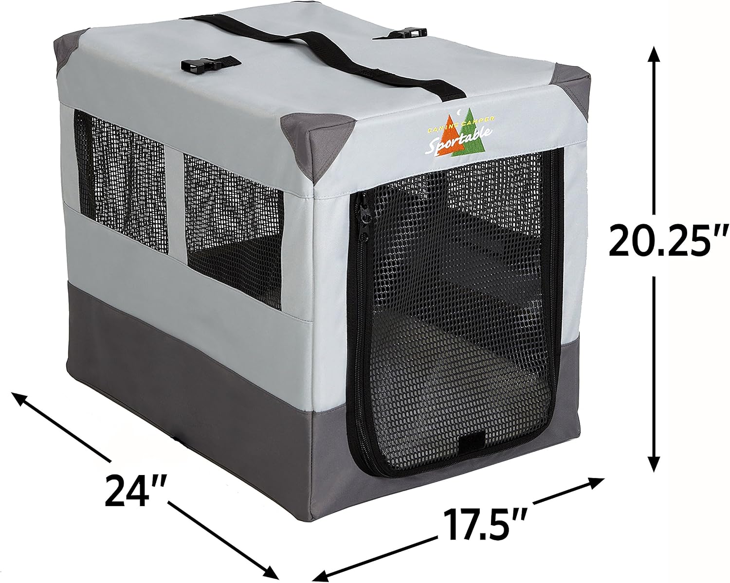 MidWest Canine Camper 24-inch Portable Tent Crate for Dogs