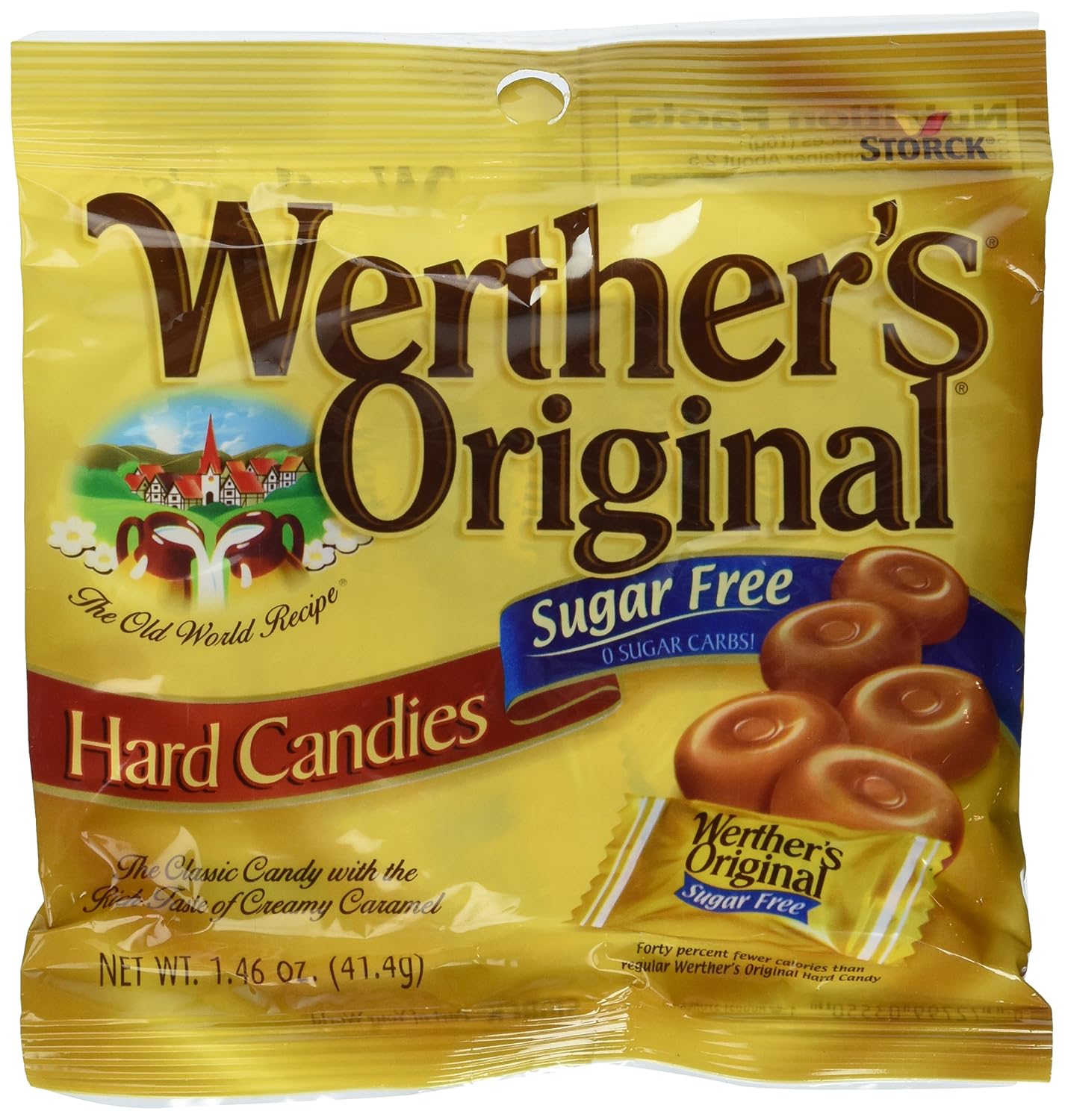 Werther's Original Caramel Coffee Hard Candy - Individually Wrapped Hard Candies for Halloween, Parties, or Snacks - 2.65 oz Bags (Pack of 3)