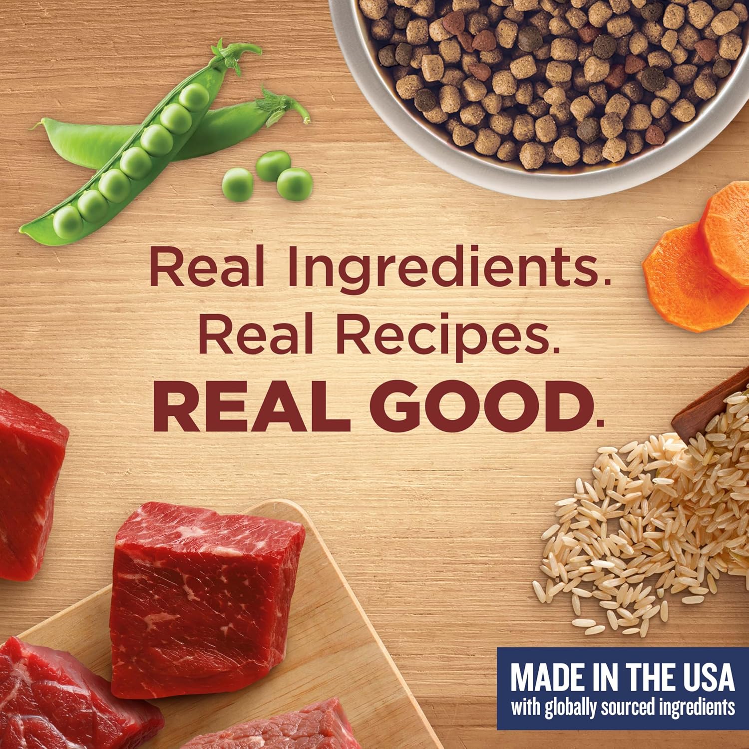 Nutrish Dry Dog Food, Beef, Pea & Brown Rice, 28 lb. Bag (Rachael Ray)