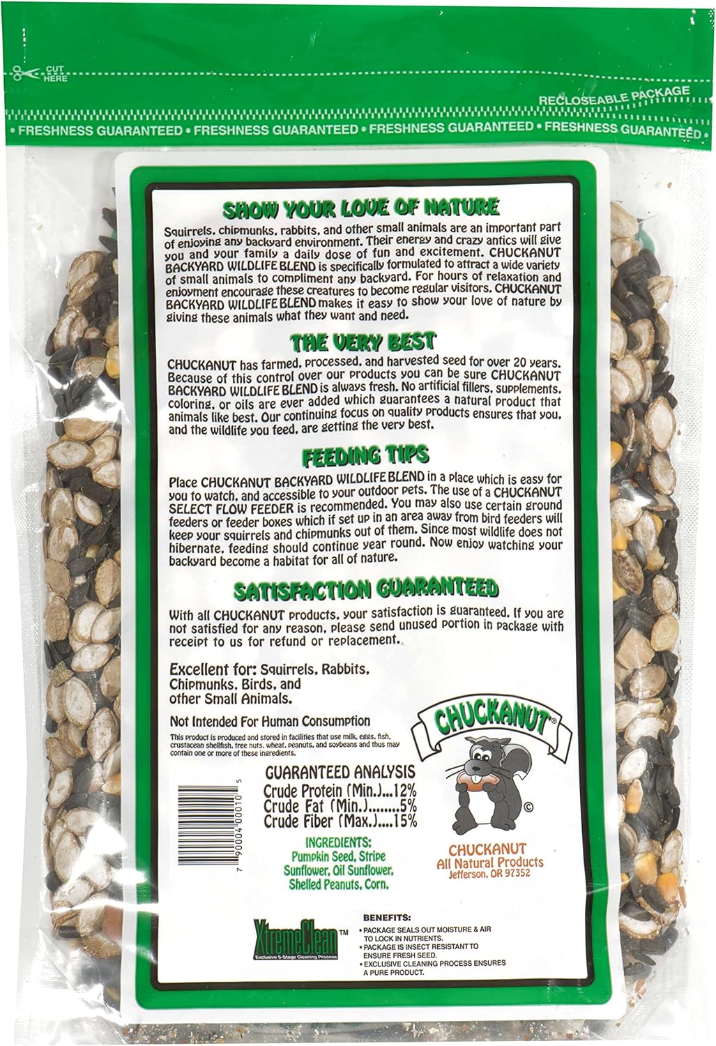 Nature's Nuts Chuckanut Backyard Wildlife Blend - 20 lb.