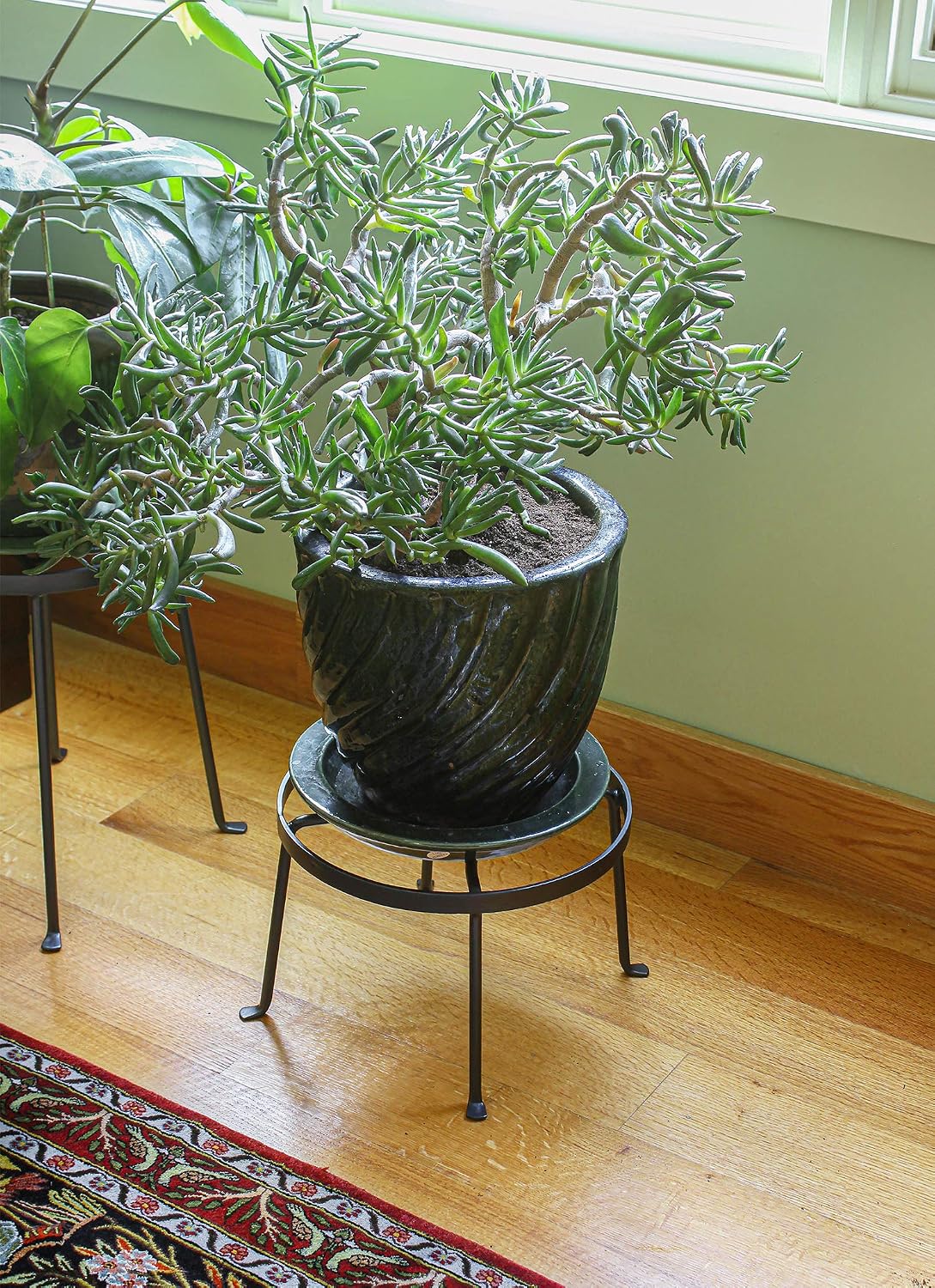 Achla FB-32 Designs Argyle Plant Stand III, 18" H, Graphite