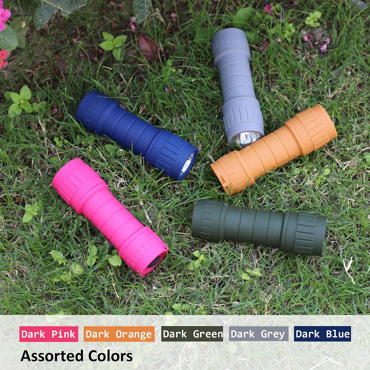 10-Pack Mini LED Flashlight Set | Super Bright Small Flashlights, 30 AAA Batteries are Pre-Installed, Ideal for Teaching, Camping and Emergency