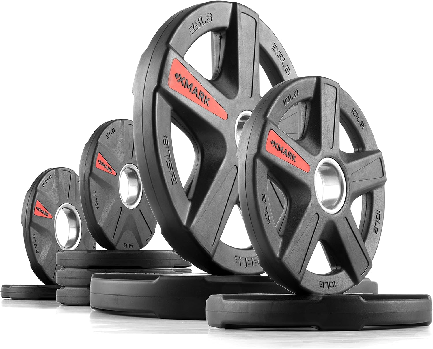 XMark EZ Curl Bar or Olympic Weight Set with EZ Curl Bar, Weight Plate Set