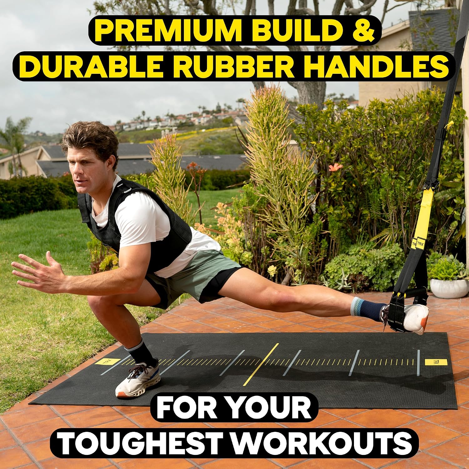 TRX Pro3 Home Gym System – Professional-Grade Suspension Trainer for Strength Training, HIIT, Cardio & Full-Body Workouts