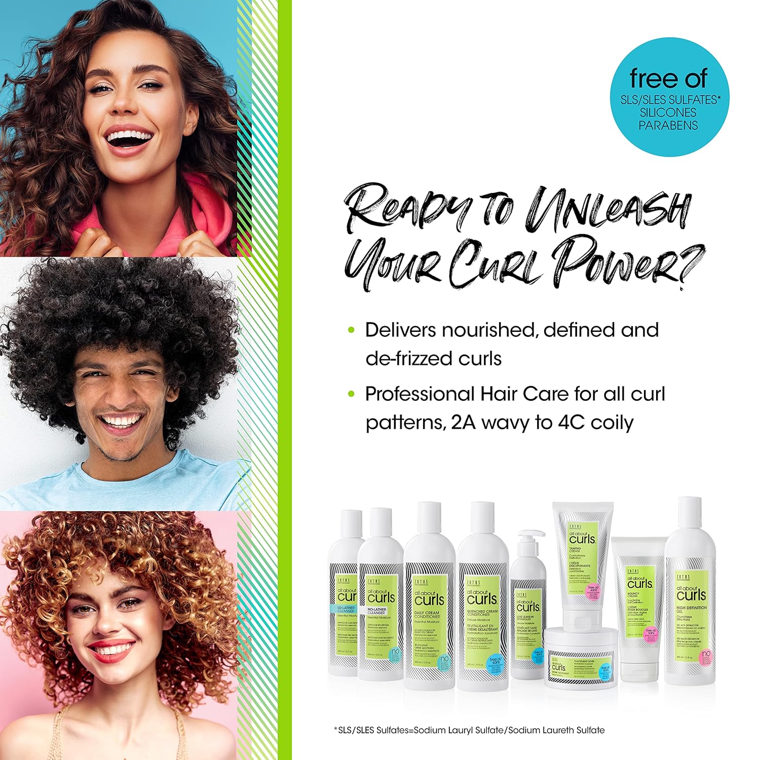 ALL ABOUT CURLS High Definition Gel | For Curly Hair Styling | Alcohol-Free | Moisturize, Define & Enhance Texture | Reduce Frizz & Boost Shine | Crunchless Ultra Hold | Vegan, Sulfate & Paraben Free