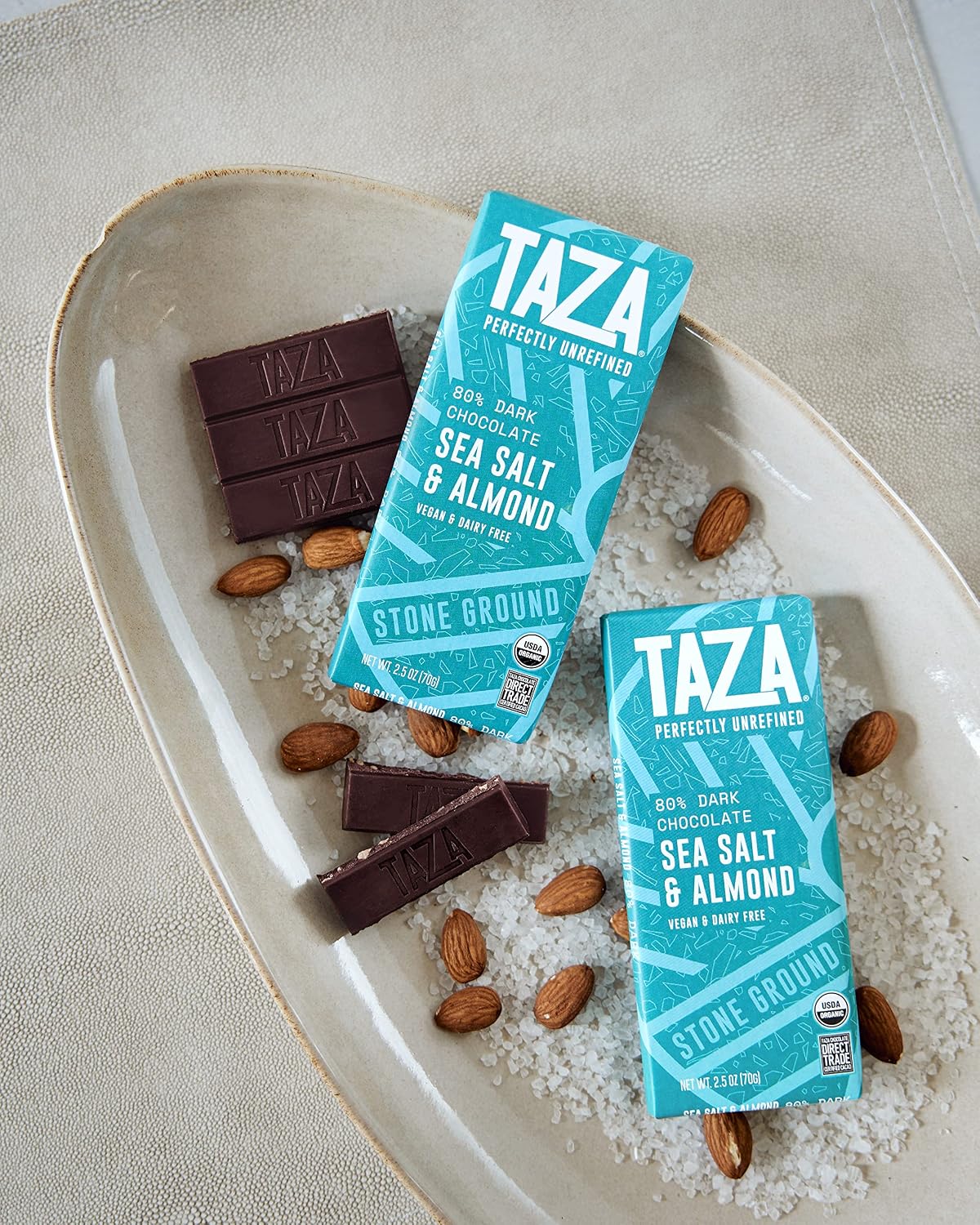 Taza Chocolate Organic Amaze Bar 95% Stone Ground, Wicked Dark, 2.5 Ounce (1 Count), Vegan