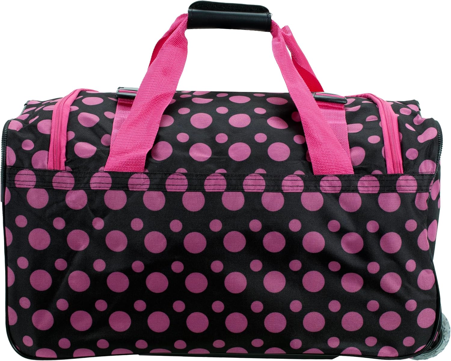 Rockland Rolling Duffel Bag, Black, 22"