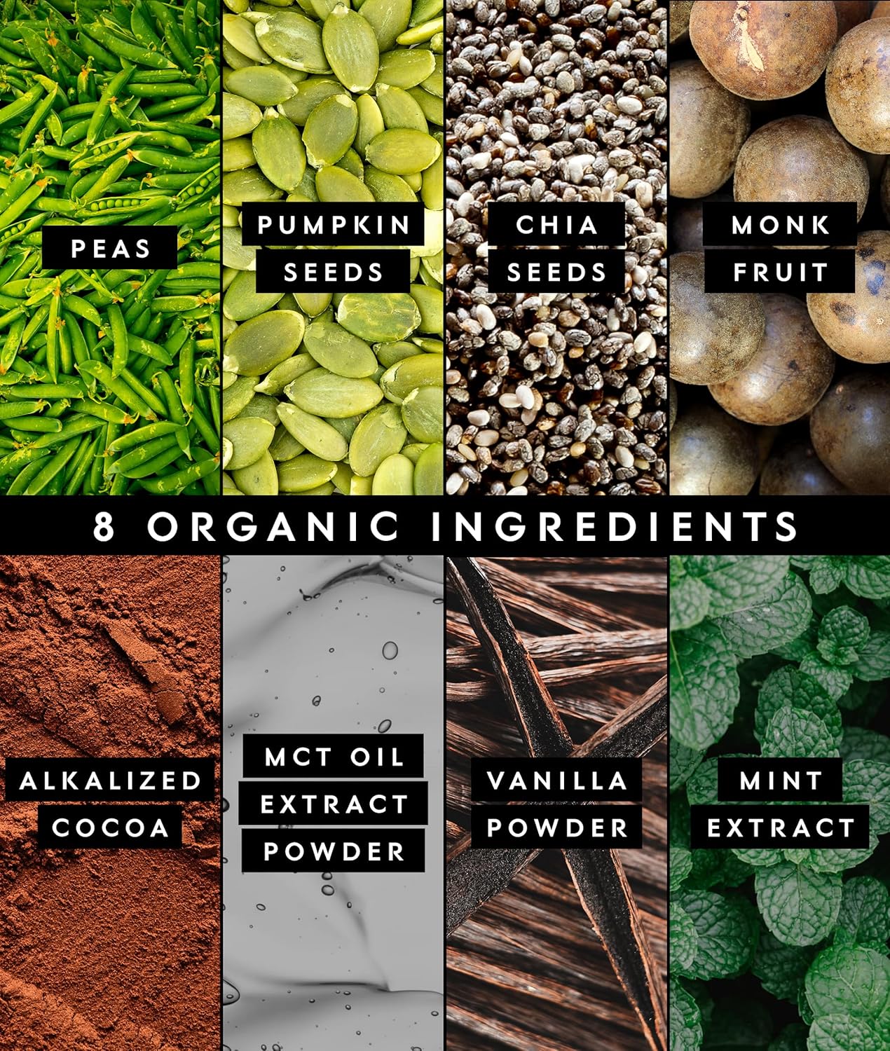 Truvani Organic Plant Based Protein Powder | Chocolate Peanut Butter