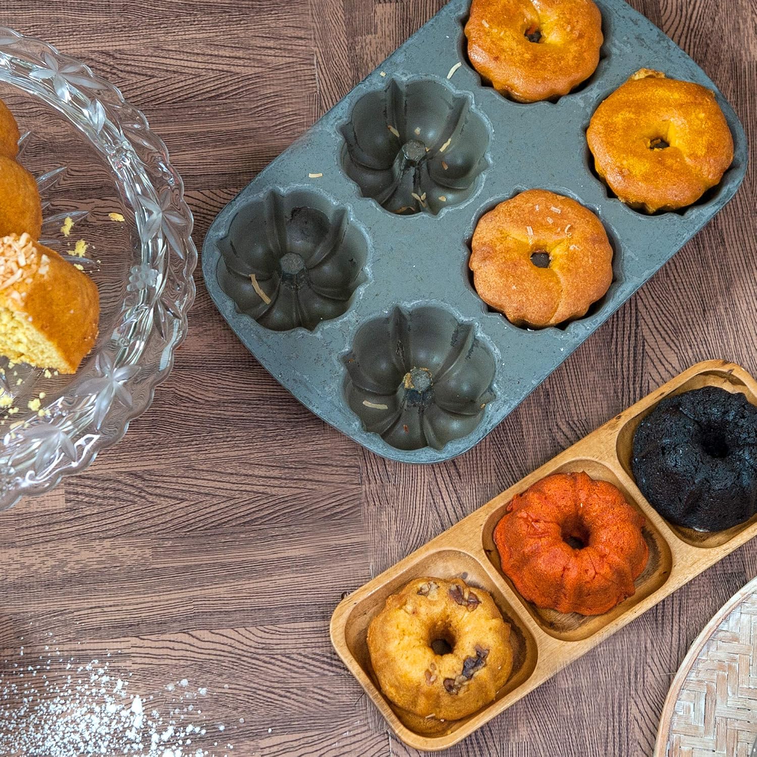 TORTUGA Provenance Rum Cake Variety Pack – 4 oz. - 6 Pack - The Perfect Premium Gourmet Gift for Stocking Stuffers, Gift Baskets