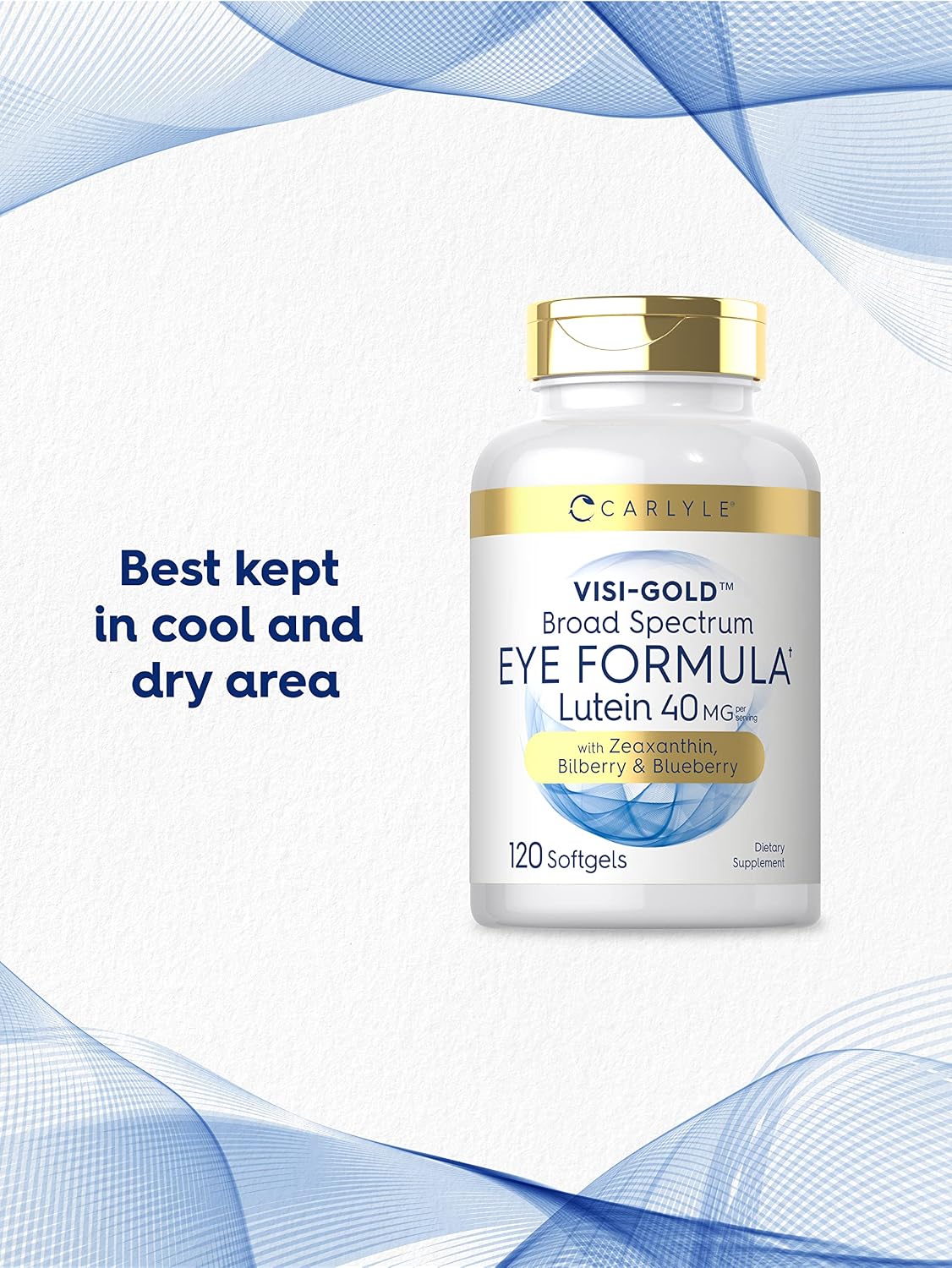 Carlyle Eye Health with Lutein, Zeaxanthin & Bilberry | 120 Softgels
