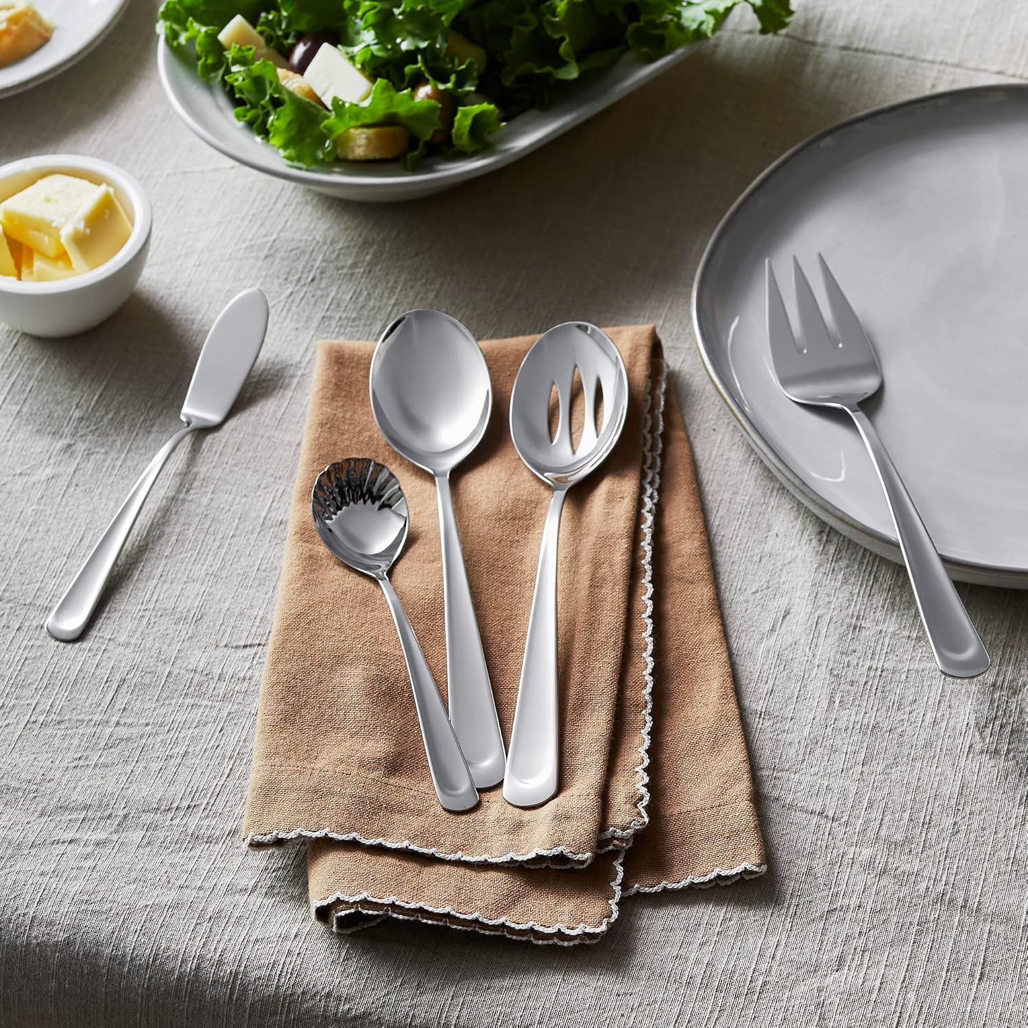 Henckels Silvano 45-Pc Flatware Set, 18/10 Stainless Steel