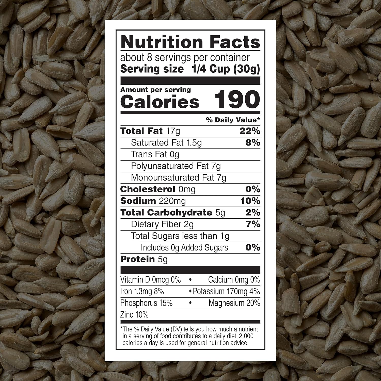 DAVID Sunflower Kernels, Original Flavor, 3.75 oz.