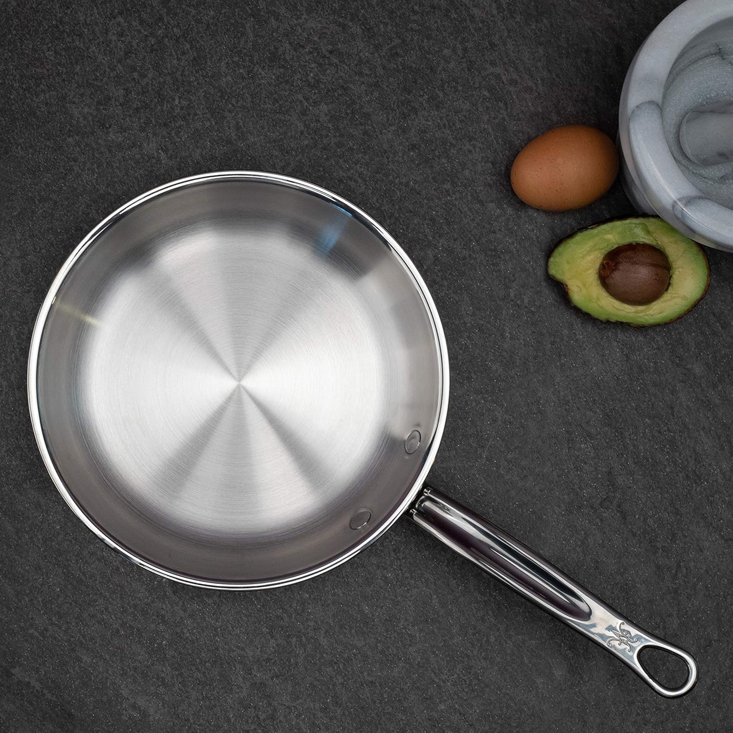 Hestan ProBond Forged - Professional Clad Stainless Steel Frying Pan, 12.5-Inch, Induction Compatible