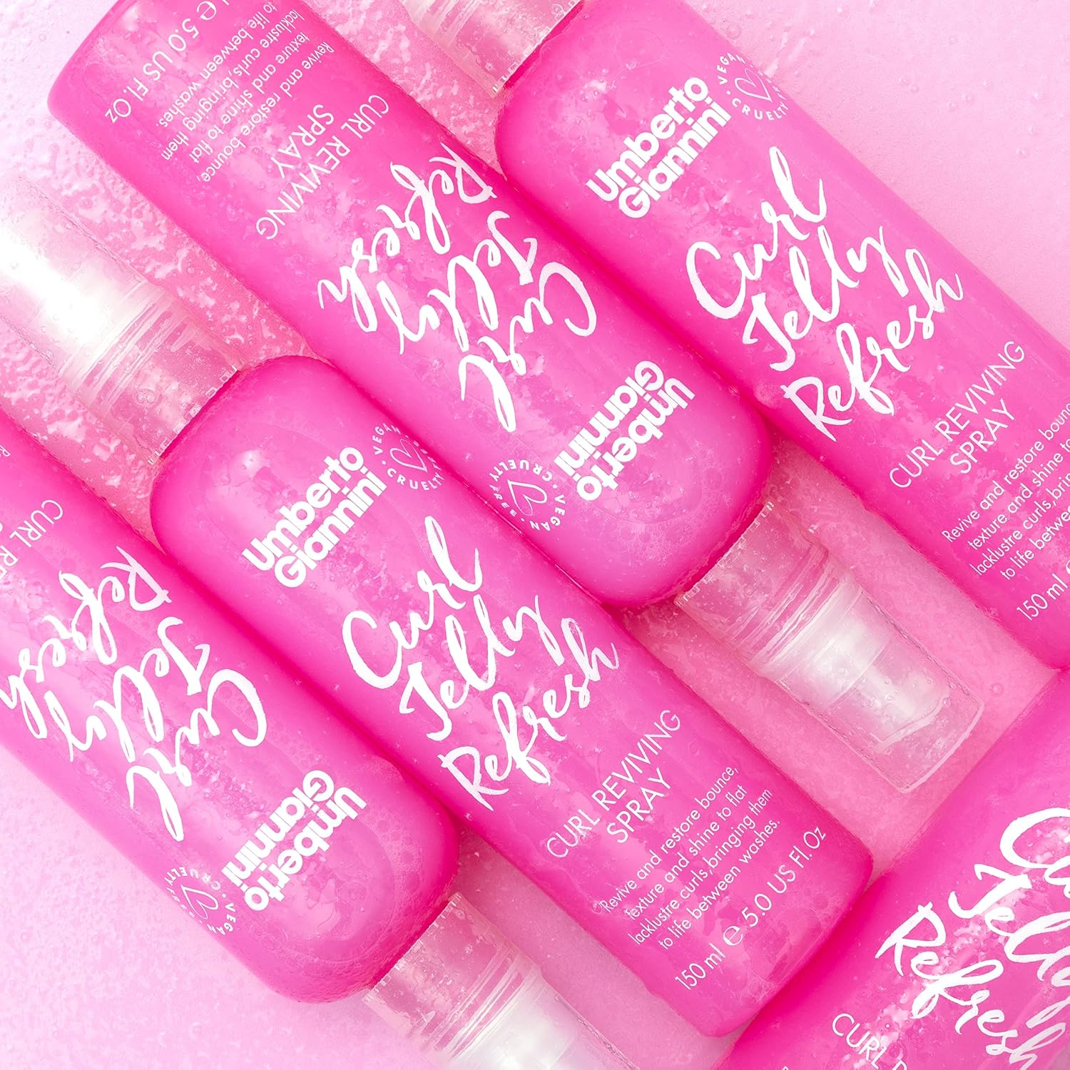 Umberto Giannini Curl Jelly Scrunching Jelly 6.7 fl Oz - Frizz Solution Defining Hair Gel for 2a-4c Curly, Wavy, Coily Hair - Vegan & Cruelty-Free