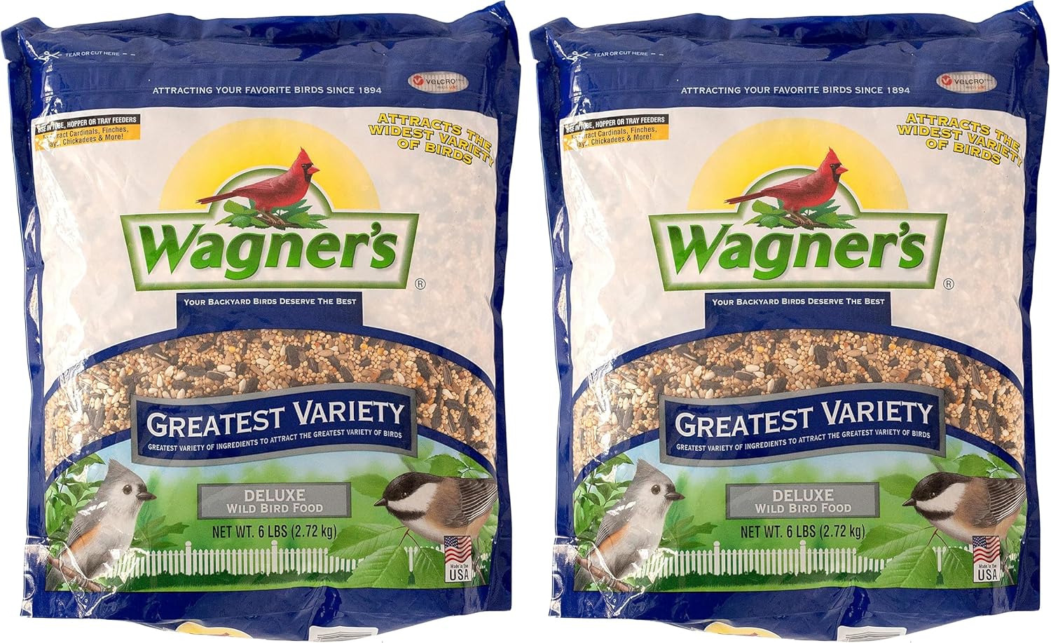 Wagner's 62034 Greatest Variety Blend Wild Bird Food, 6-Pound Bag