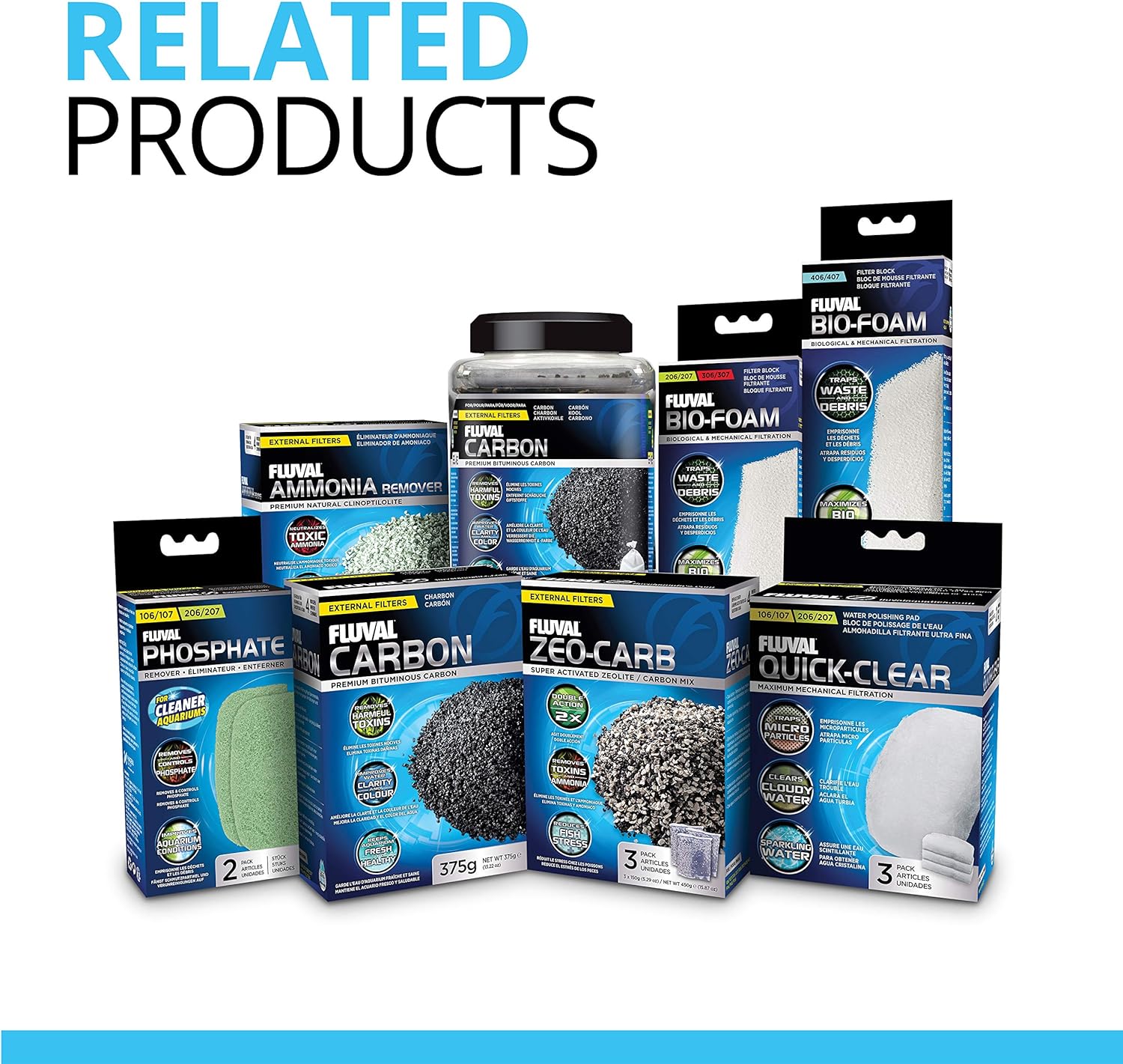 Fluval BioMax Biological Material Remover, 500 g | Biological Filter Media for Aquariums