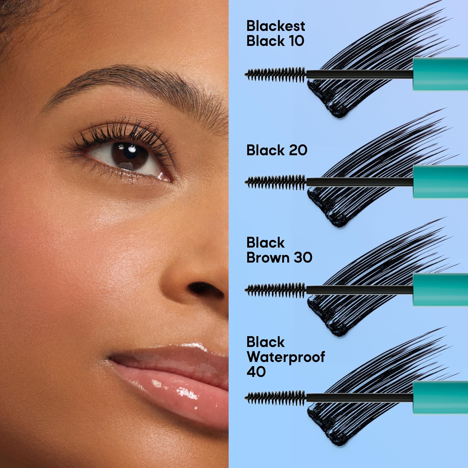 Almay Length & Lift Mascara, 10 Blackest Black, 1 Count
