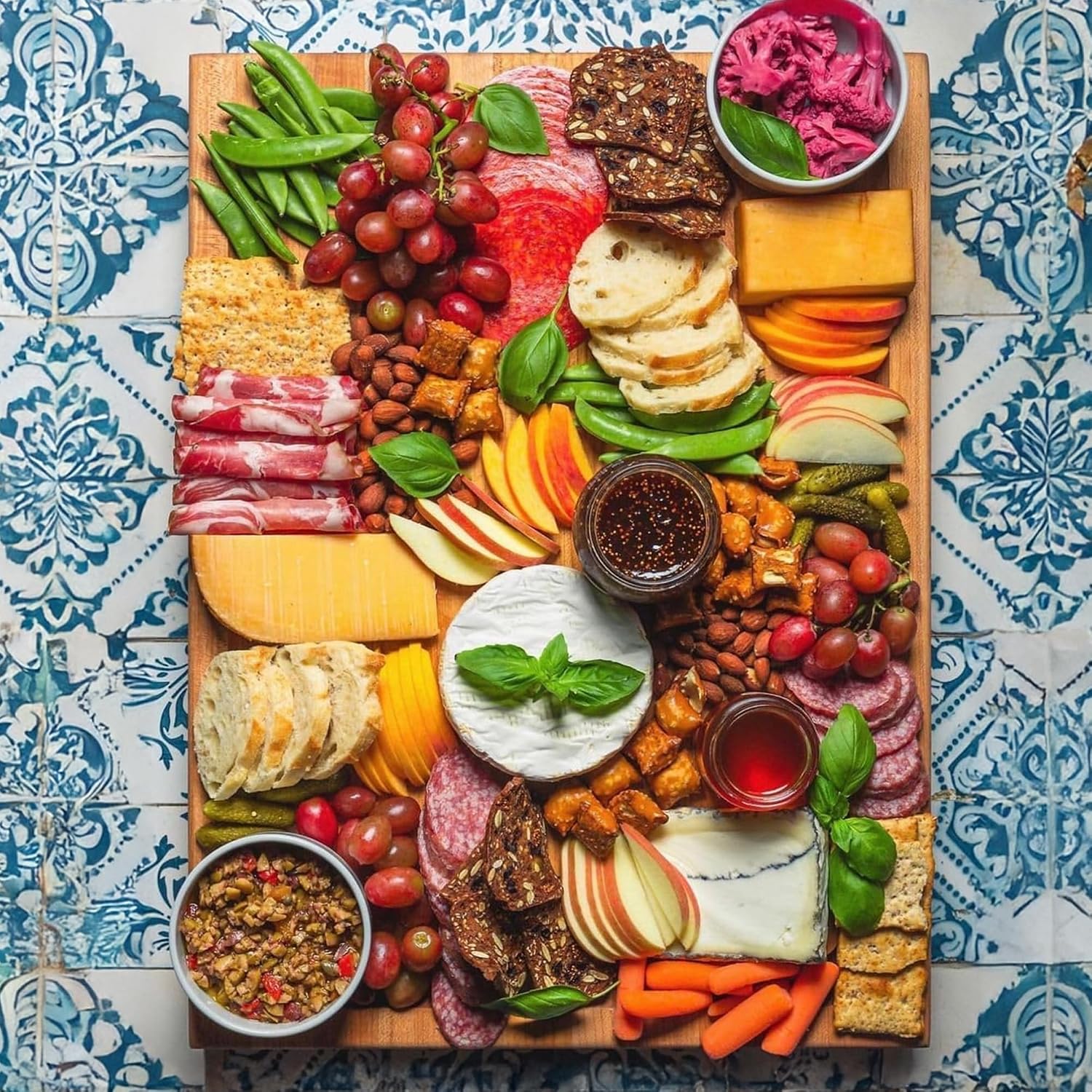 John Boos Handle Boards Series Rectangular Wooden Maple Cutting Board 24”x18” – 2.25” Thick, 30-lb Reversible Butcher Block with Juice Groove, Edge-Grain & Metal Handles