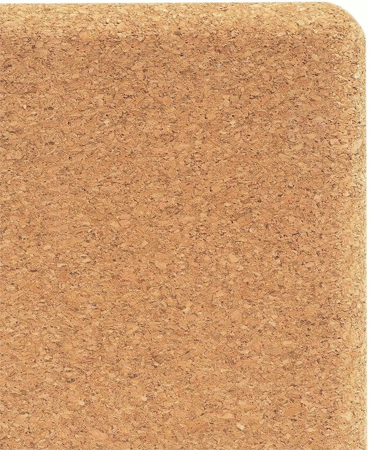 Cork Yoga Blocks 2 Pack Set -Natural Cork from Portugal, 9"x6"x4" Yoga Blocks Non-Slip&Anti-Tilt for Women| Men, Lightweight