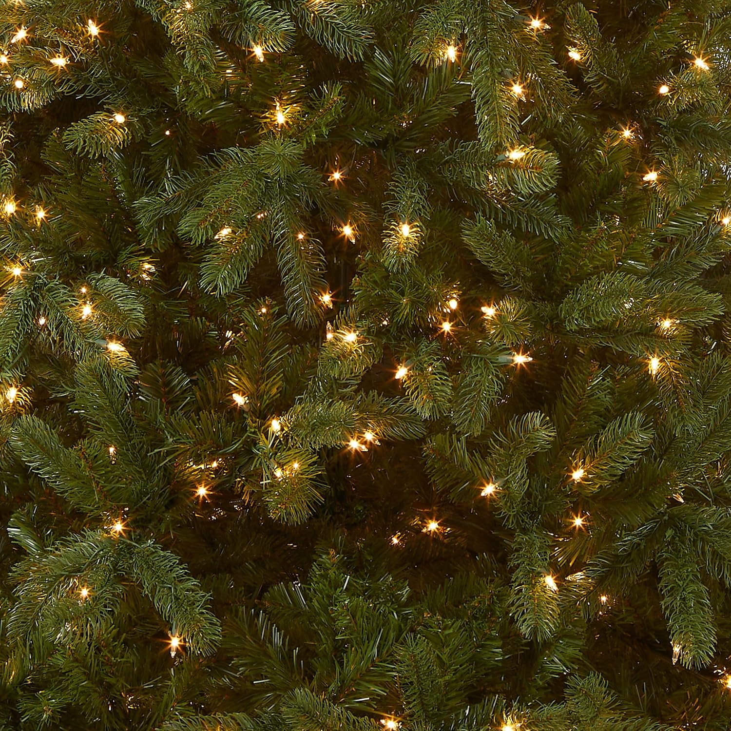 National Tree Company 7.5ft Pre-Lit Downswept Douglas Fir Christmas Tree | 750 Clear Lights, 1,867 Tips, Includes Stand, Artificial, Green