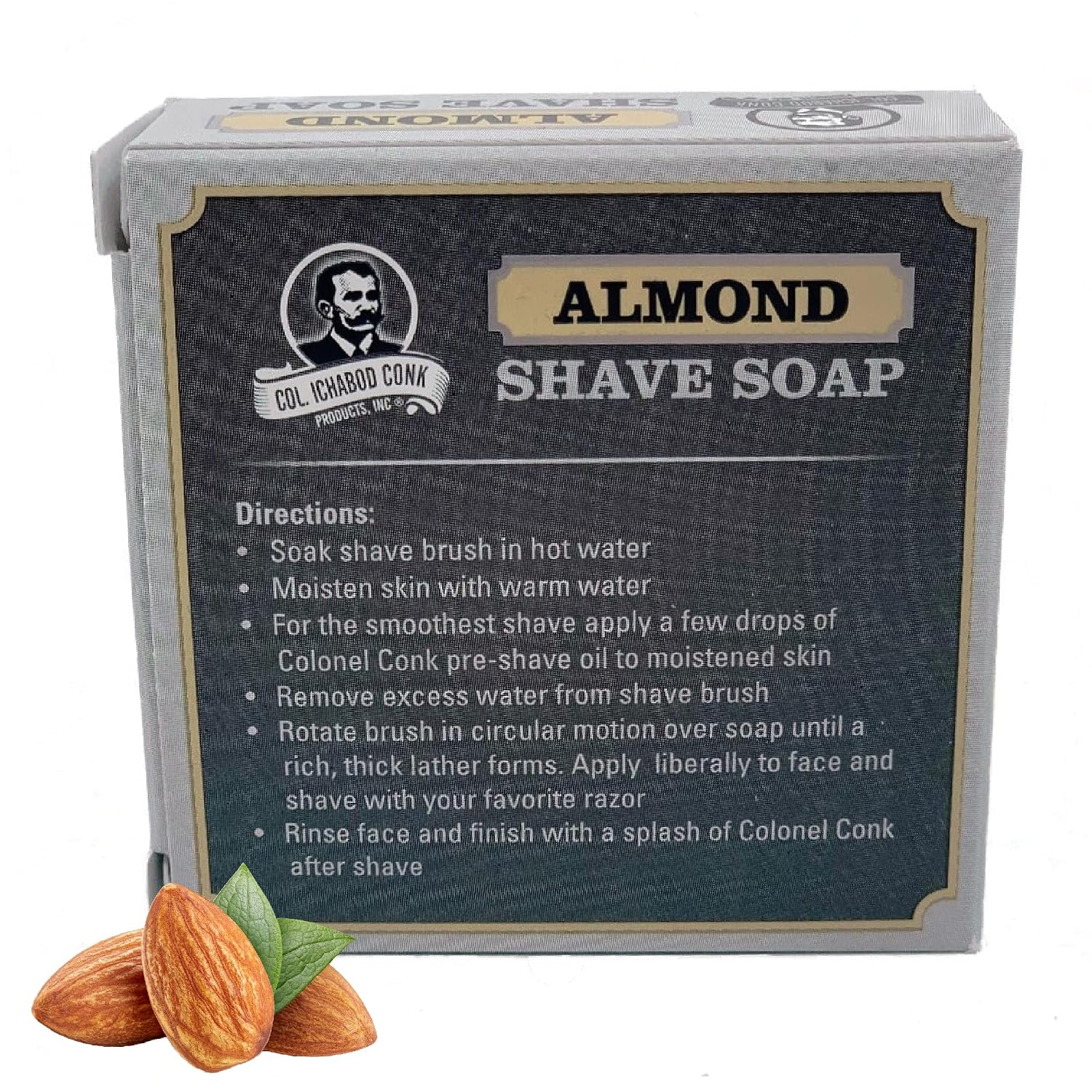Col. Conk Worlds Famous Shaving Soap, Bay Rum (Net Weight 2.25 Oz)