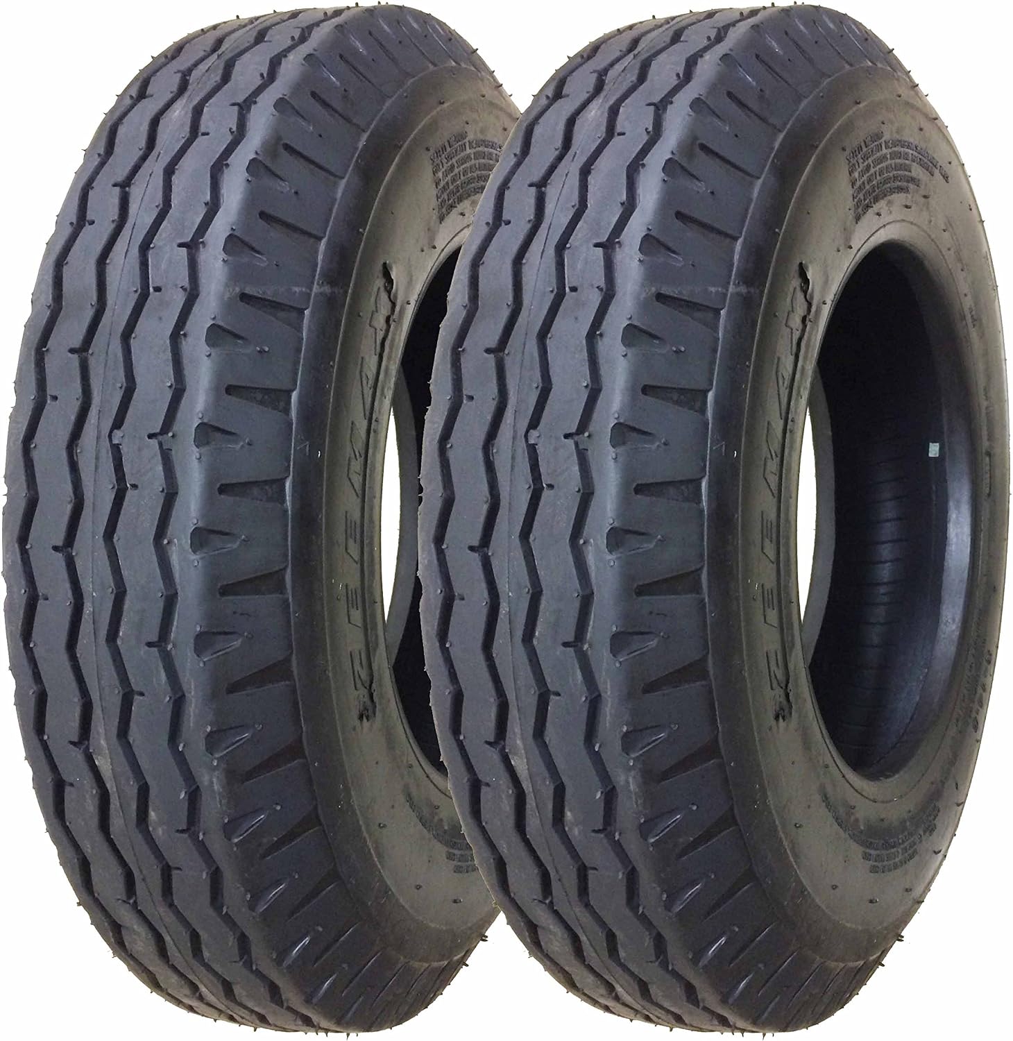 Zeemax Heavy Duty TRUE Highway Trailer Tires 8-14.5 14 Ply Load Range G Speed Rating K 68mph- Set 2 … | Commercial Highway All Season Traction
