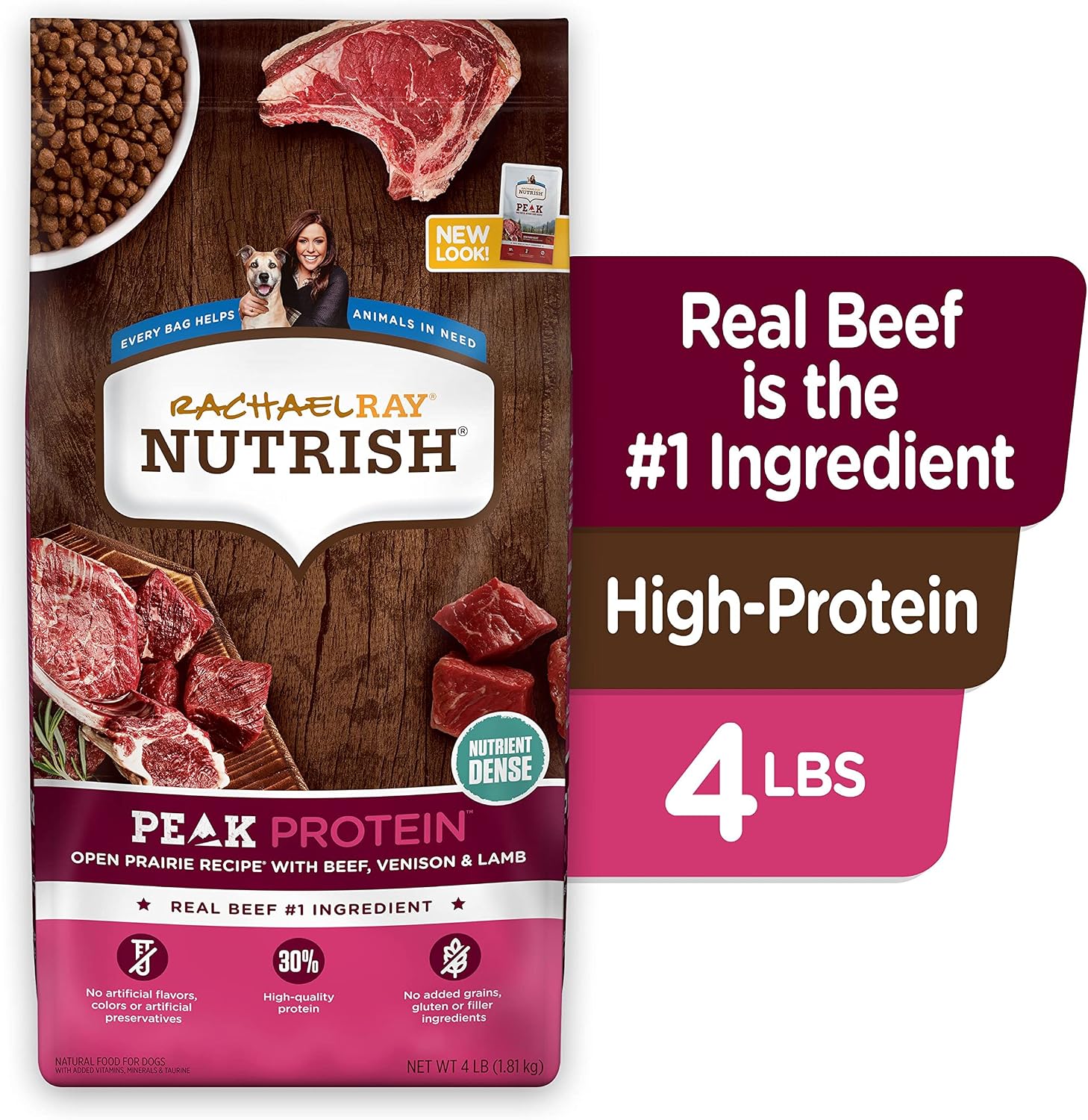Nutrish High Protein Dry Dog Food, 23 lb. Bag (Rachael Ray)