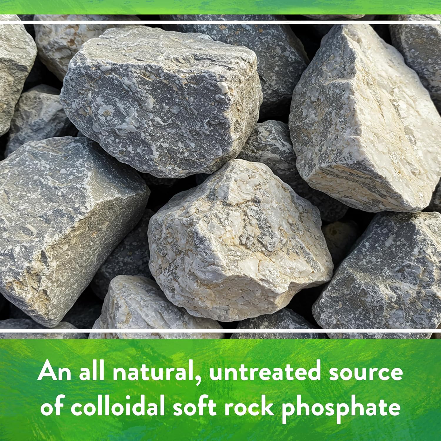 Down To Earth All Natural Fertilizers Organic Rock Phosphate - 0-3-0, 5 lb | Calcium Phosphate, Plant Food for Flower Beds, Vegetable Gardens