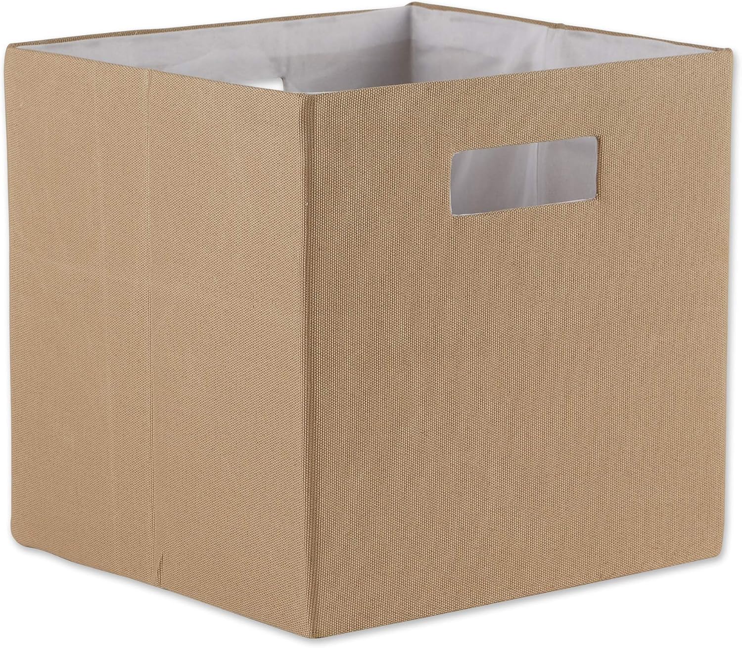 DII Fabric Storage Cube Organizer Bin 13x13x13 Foldable, Teal
