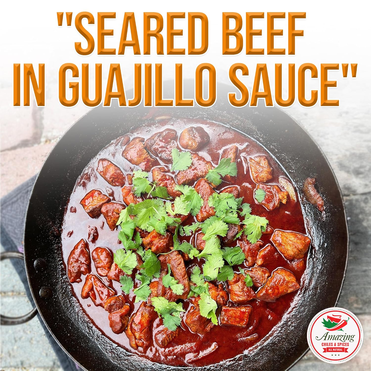 Guajillo Chiles Peppers Dried Whole 4 oz – Natural and Premium. Great For Mexican Recipes Like Mole, Tamales, Salsa, Meats. Mild to Medium Heat, Complex Fruity Flavor. Resealable Bag