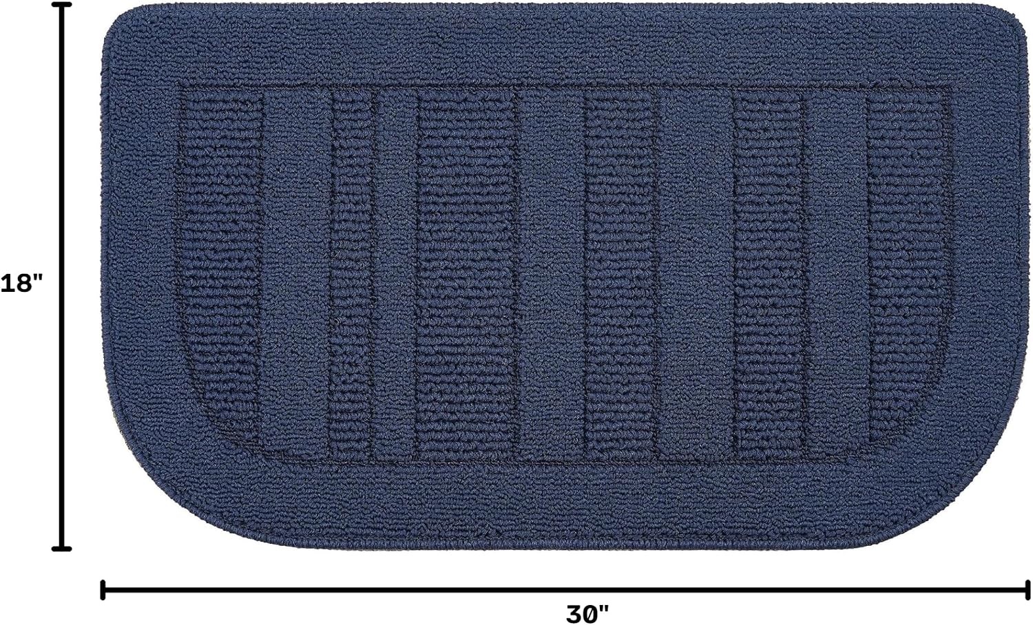 BEQHAUSE 30x18 Inch Kitchen Rugs Non Slip Washable Kitchen Sink Rug, Green